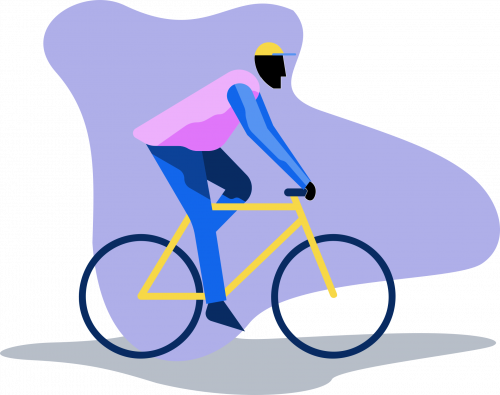 Illustration fahrrad